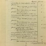 Manuscripts Original Art - Bedding, Inventory, 1901
