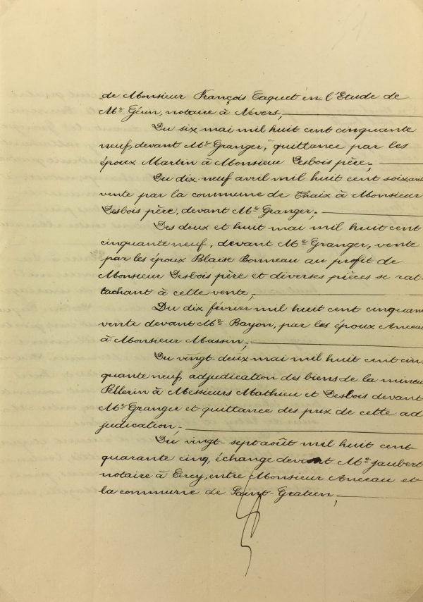 Manuscripts Original Art - Accounts, Inventory, 1901
