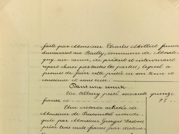 Manuscripts Original Art - Goat & Pump, Inventory, 1901