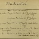 Manuscripts Original Art - Duchatelet, Paris Genealogy, C.1865
