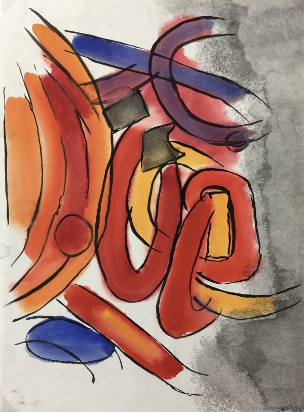 Modern Original Art - Abstract, French, C.1970