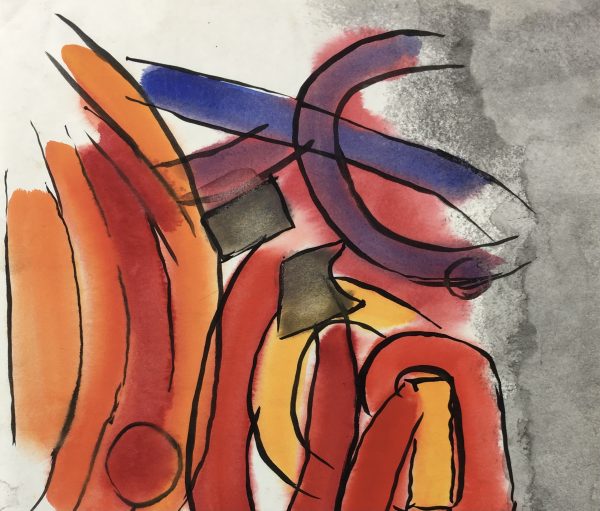 Modern Original Art - Abstract, French, C.1970