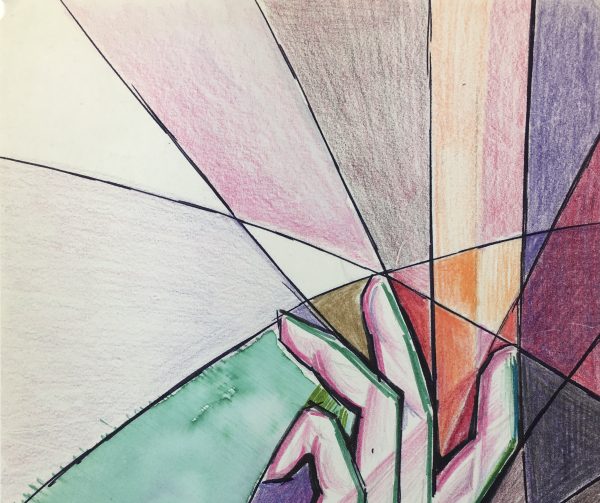 Modern Original Art - Hand, French, C.1970
