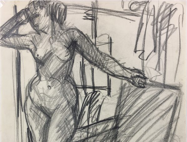 Nudes Original Art - Female Nude, French, 1951