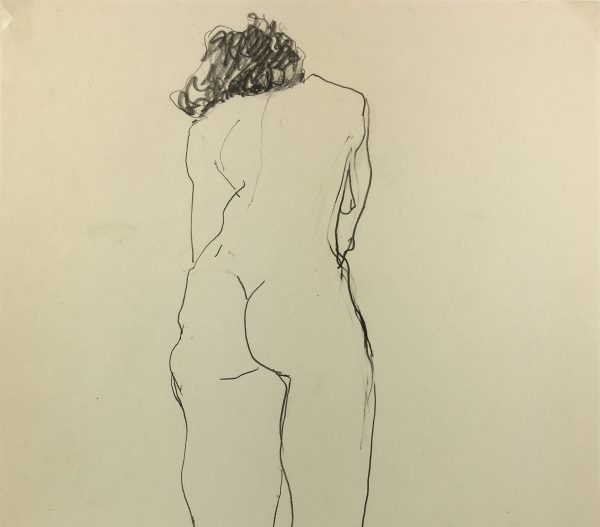 Nudes Original Art - Female Nude, N. Dolce, c.1960
