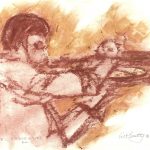 Performance Original Art - Cecil Bridgewater, Art Beatty, 1981