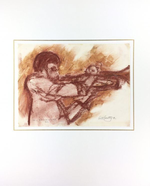 Performance Original Art - Cecil Bridgewater, Art Beatty, 1981