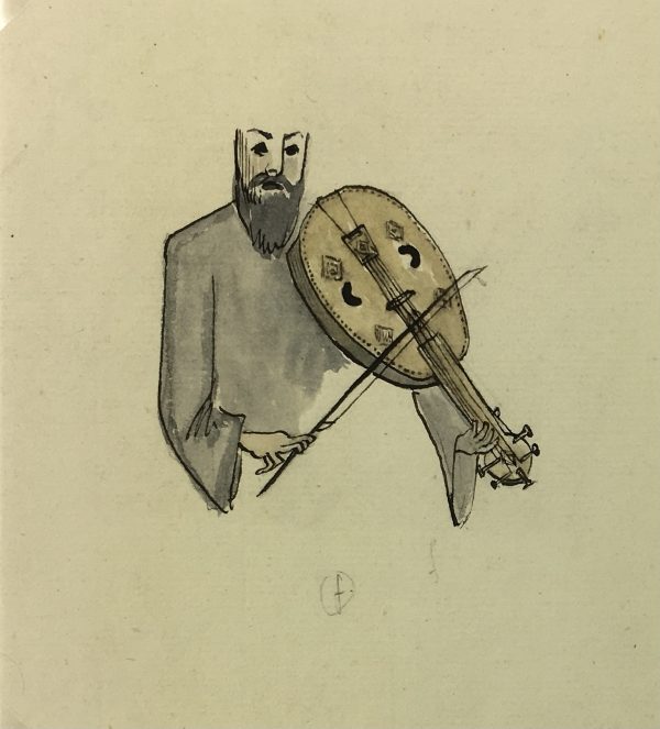 Performance Original Art - Instrument Study, Lucca, 1990s