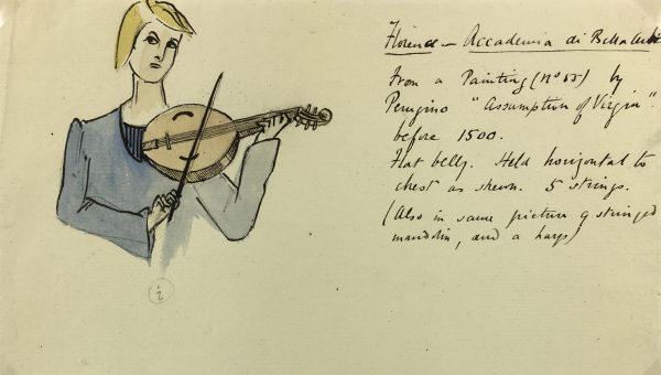 Performance Original Art - Instrument Study, Florence, 1990s