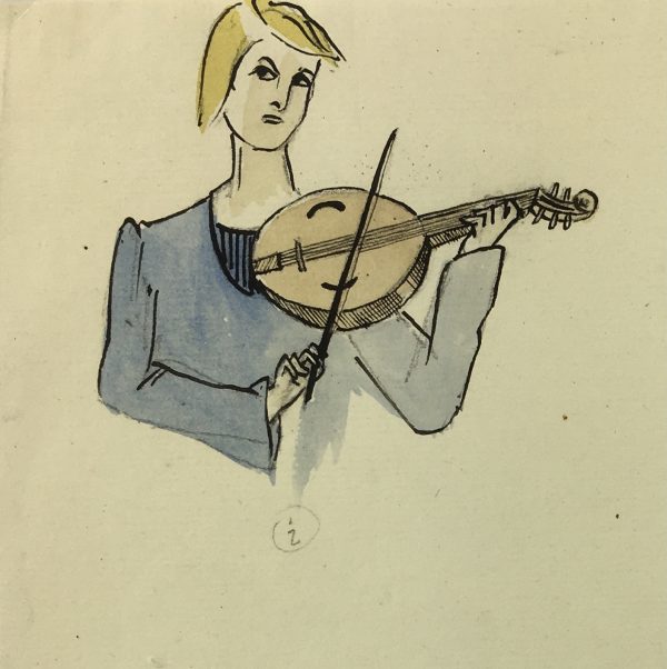 Performance Original Art - Instrument Study, Florence, 1990s