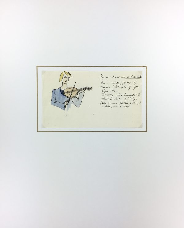Performance Original Art - Instrument Study, Florence, 1990s