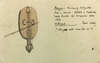 Performance Original Art - Instrument Study, Bologna, 1990s