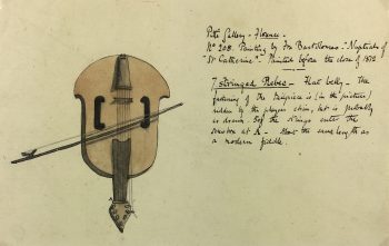 Performance Original Art - Instrument Study, Florence, 1990s