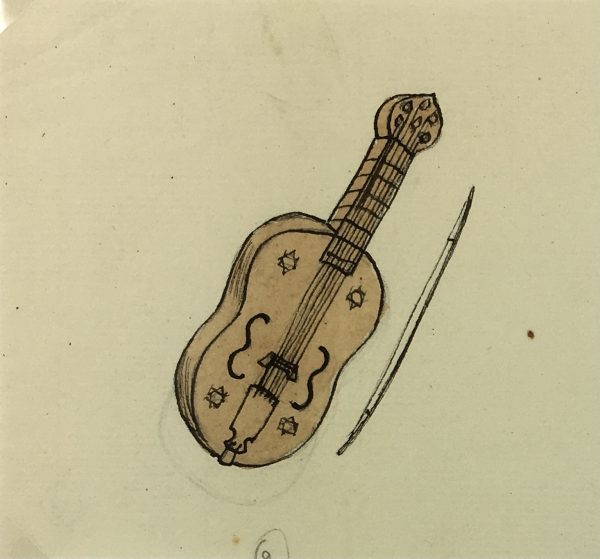 Performance Original Art - Instrument Study, Florence, 1990s
