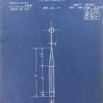Technical Drawing Original Art - Blueprint, New York Central Rail, 1924