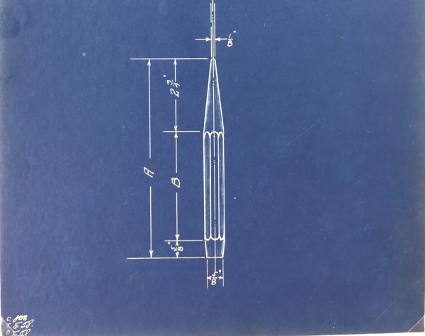 Technical Drawing Original Art - Blueprint, New York Central Rail, 1924