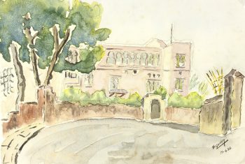 World Original Art - The Villa, Stephen Gaidon, 1952
