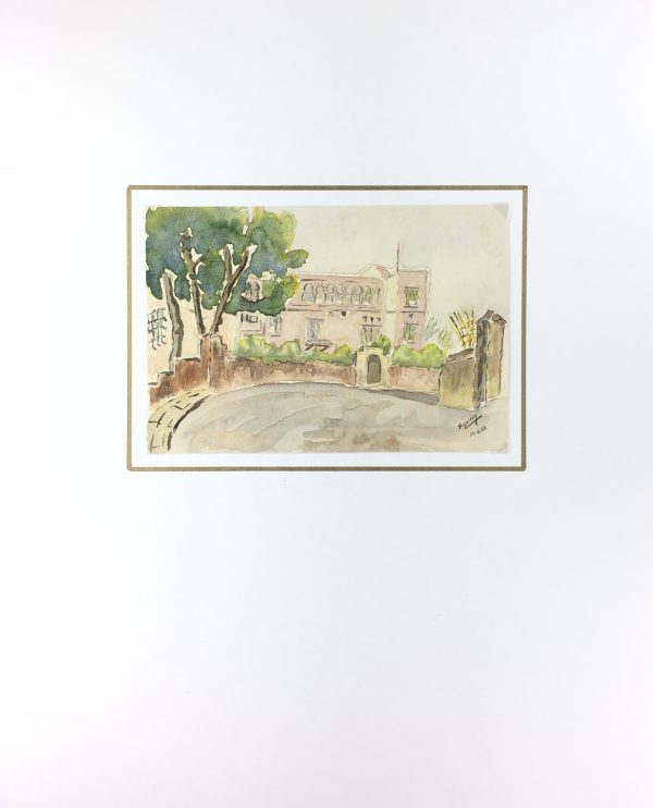 World Original Art - The Villa, Stephen Gaidon, 1952