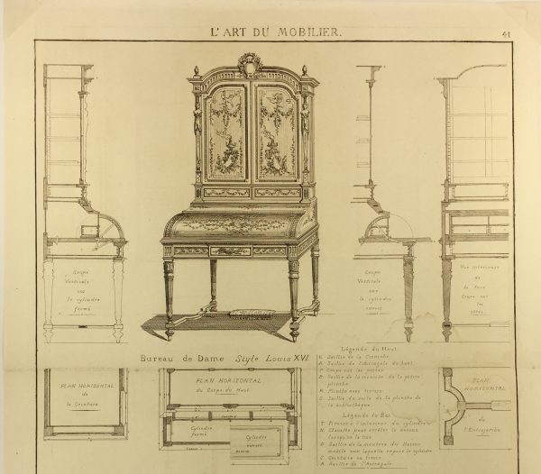 Architecture Print - French Interior, L'Illustration, 1928