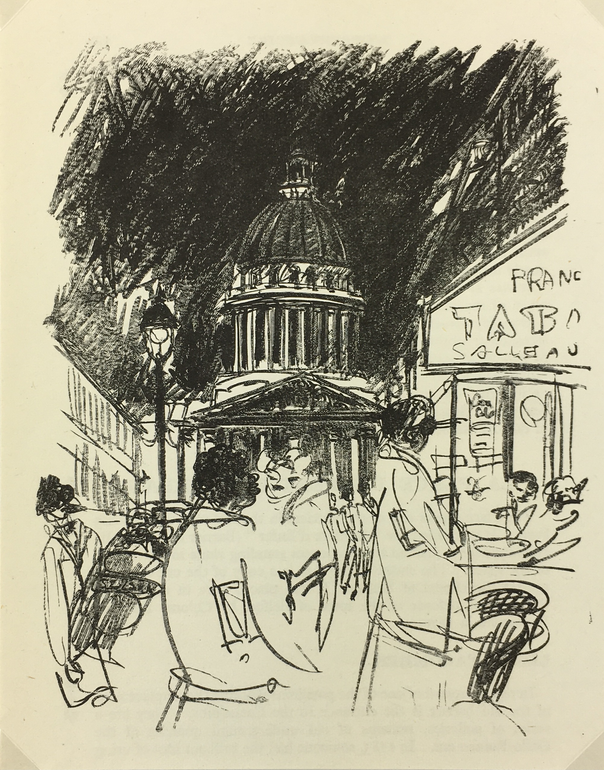 Paris Print - Le Pantheon, P. Berger, 1951