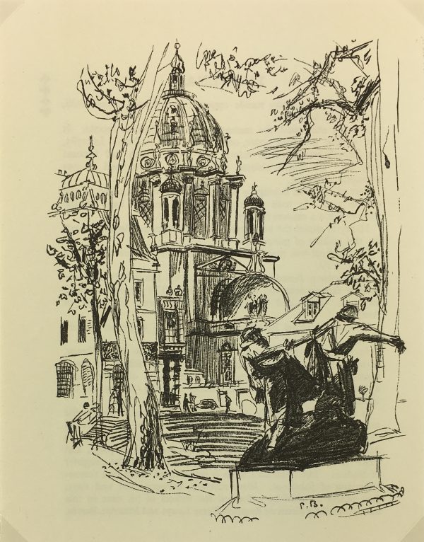 Paris Print - Le Val De Grace, P. Berger, 1951