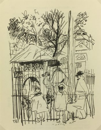 Paris Print - Jardin de Plantes, P. Berger, 1951