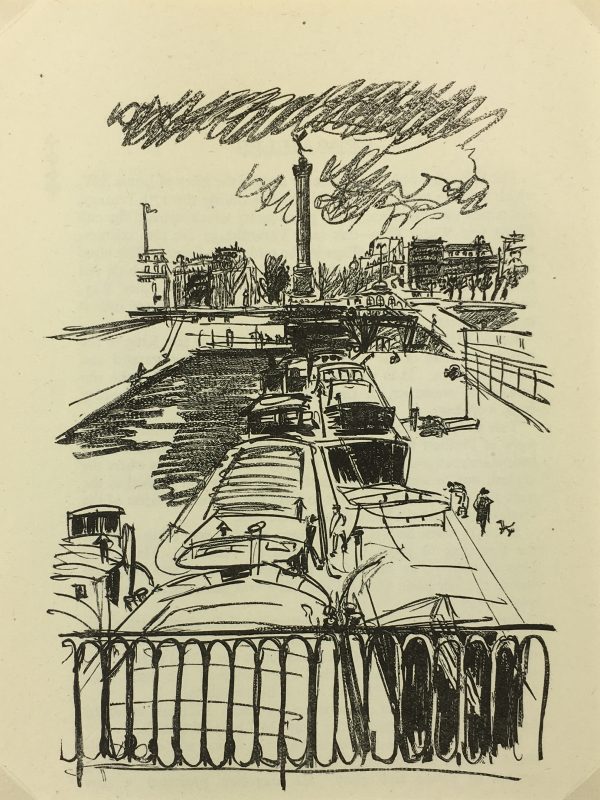 Paris Print - Place de la Bastille, P. Berger, 1951