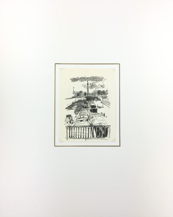 Paris Print - Place de la Bastille, P. Berger, 1951