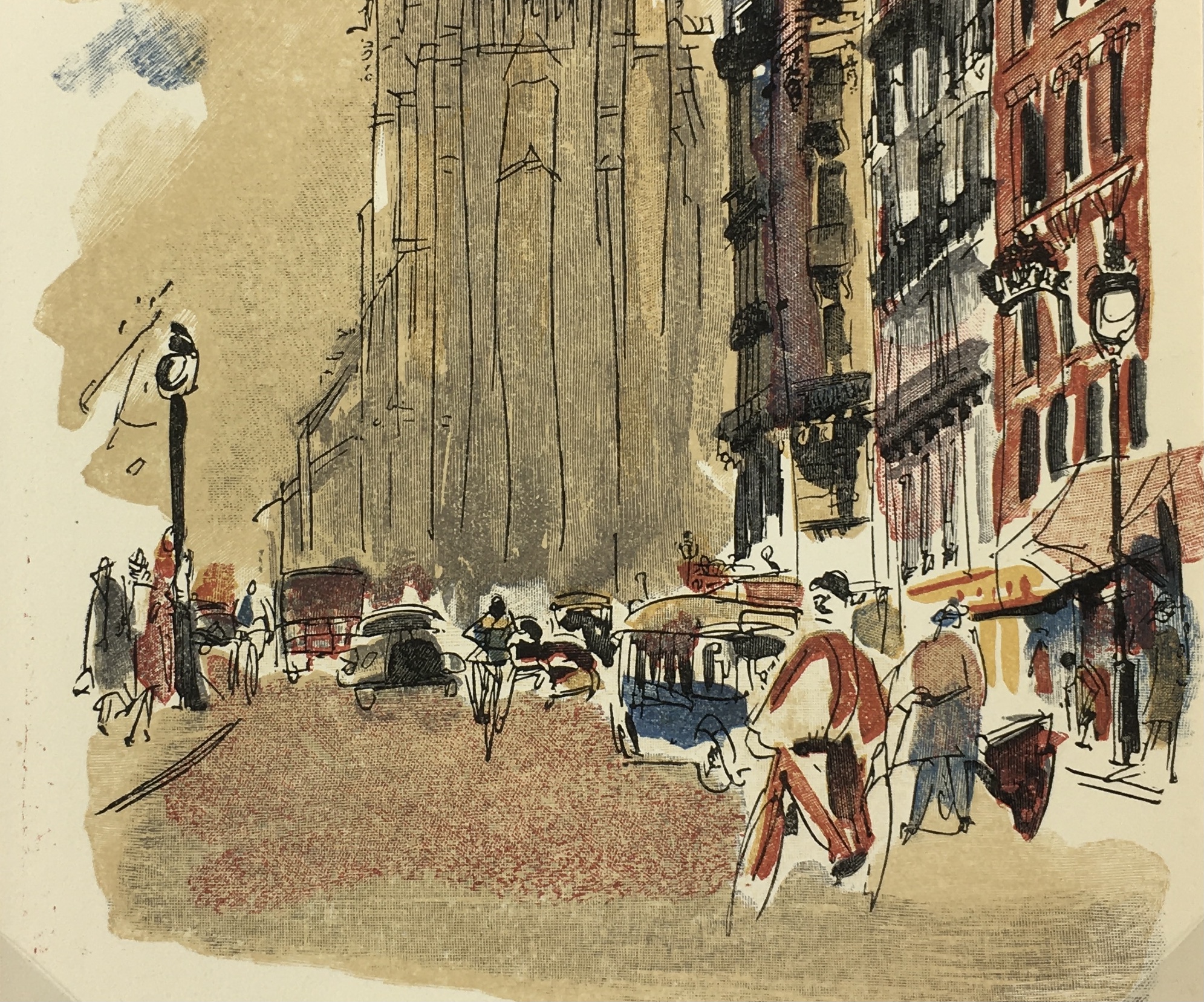 Paris Print - Notre-Dame, P. Berger, 1951