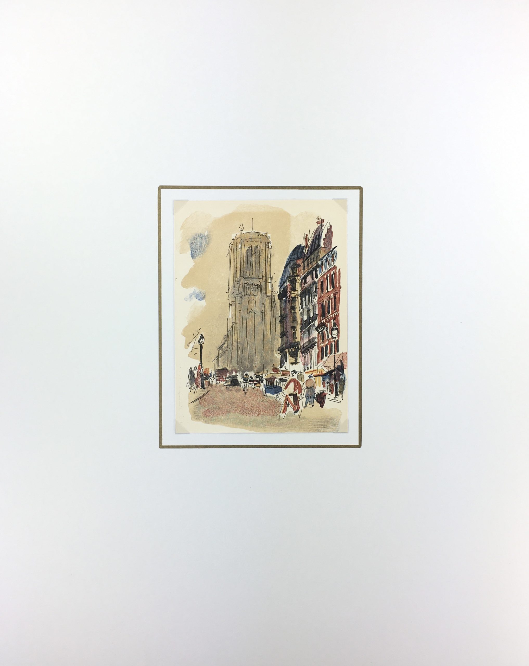Paris Print - Notre-Dame, P. Berger, 1951