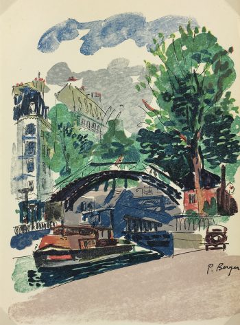 Paris Print - Sant-Martin, P. Berger, 1951