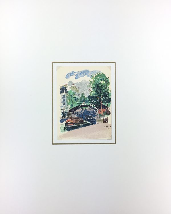 Paris Print - Sant-Martin, P. Berger, 1951