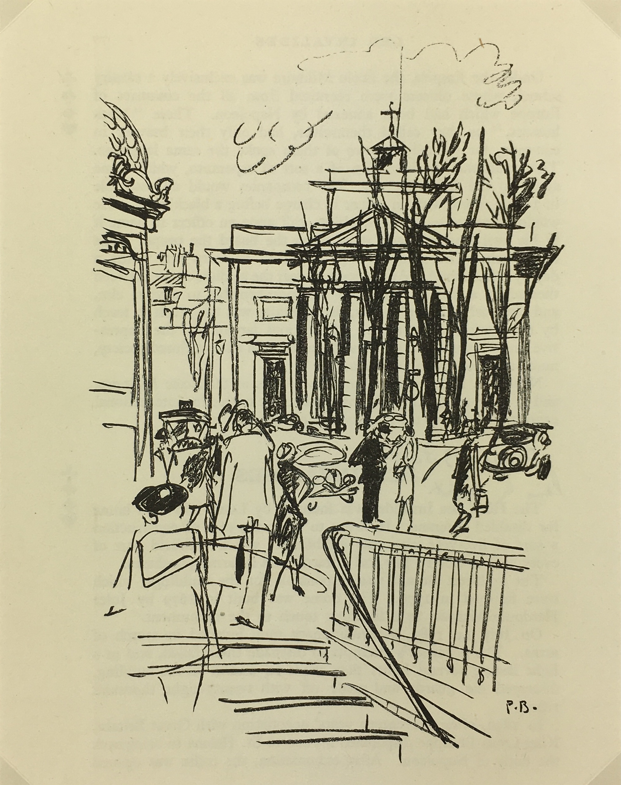 Paris Print - Saint-Phillippe, P. Berger, 1951