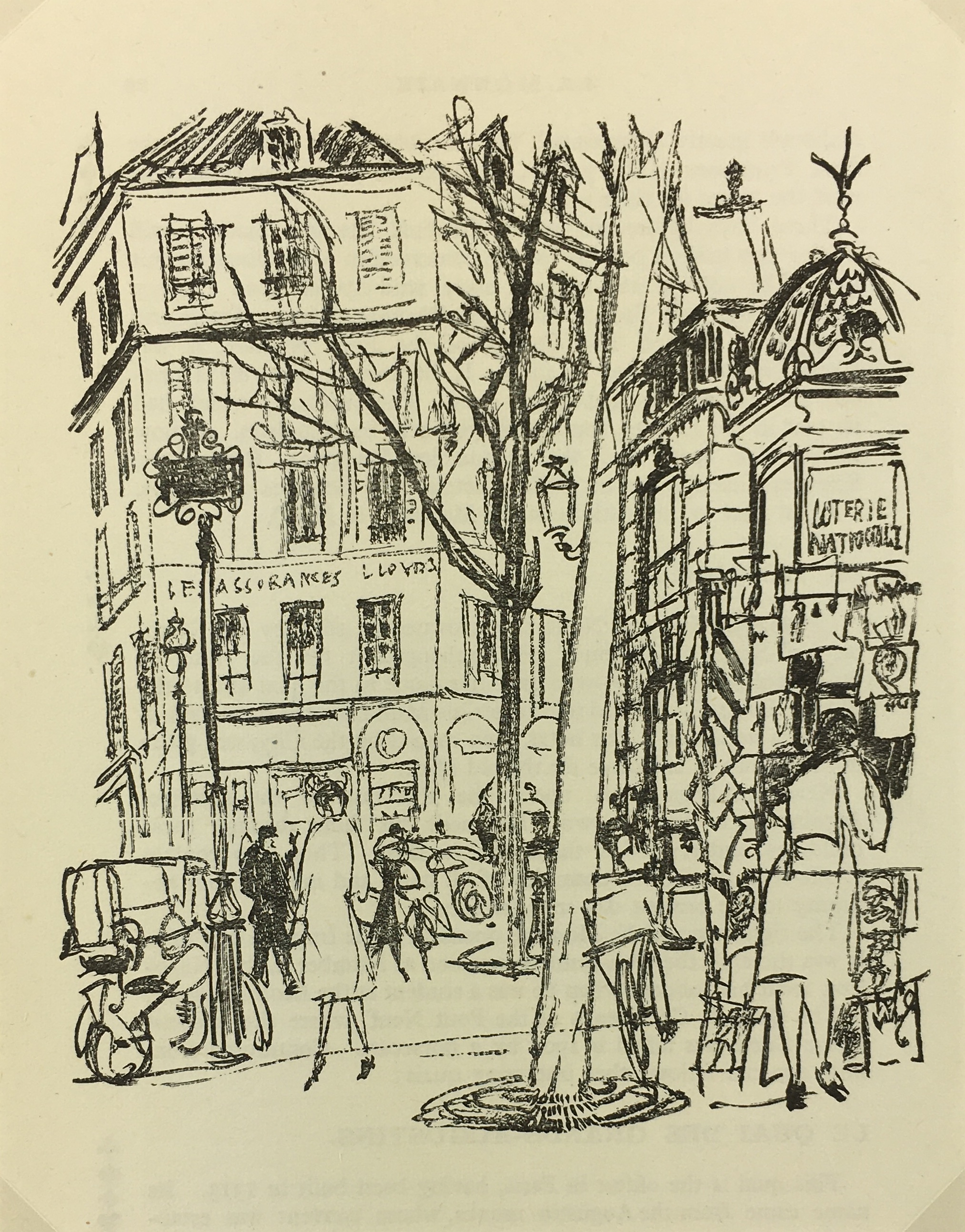 Paris Print - Place Beauvau, P. Berger, 1951