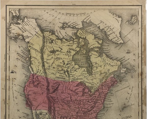 Texas Republic Map - Texas Republic, Olney , 1849