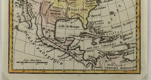 USA Map - United States, Crozat , 1823