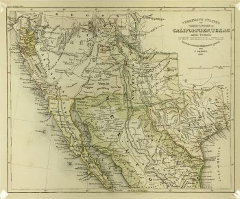 Texas Map - Texas, Meyers, 1852