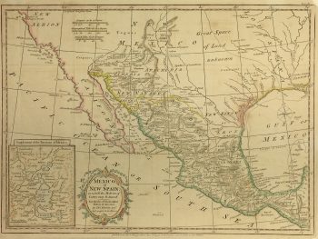 Texas Republic Map - TX Pre-Republic, T. Kitchin, 1795