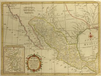 Texas Republic Map - TX Pre-Republic, T. Kitchin, 1795
