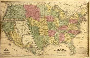 Texas Republic Map - Texas Republic, A. Mitchell, 1839