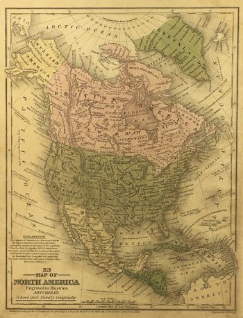 Texas Republic Map - Texas Republic No. 4, Cowperthwait & Co., 1849