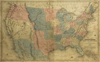 Texas Republic Map - Texas Republic, D.F. Robinson, 1844
