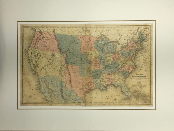 Texas Republic Map - Texas Republic, D.F. Robinson, 1844