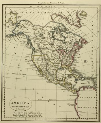 Texas Republic Map - TX Pre-Republic, G. Vallardi, c. 1810