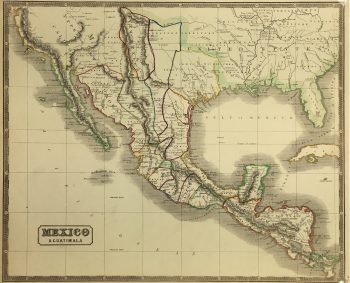 Texas Republic Map - Texas Republic, A.K. Newman & Co, 1845