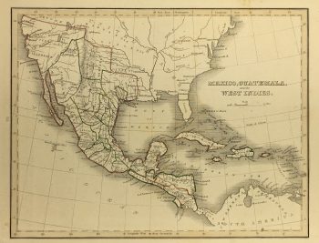 Texas Republic Map - TX Pre-Republic, T.G. Bradford, c. 1835